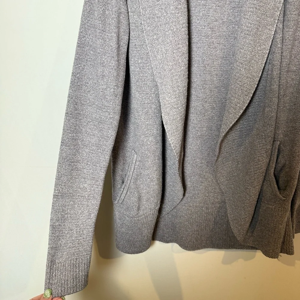 Barefoot Dreams CozyChic Lite Circle Cardigan Blue Gray Size M - Picture 3 of 11